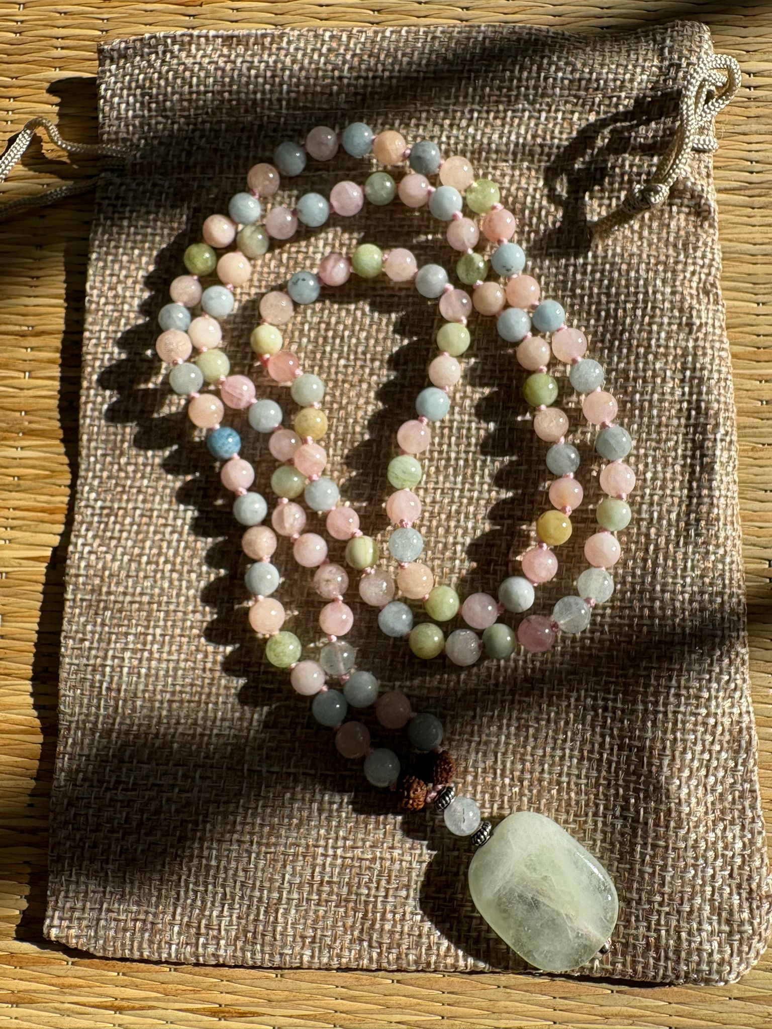 Mala Pastel Morganite