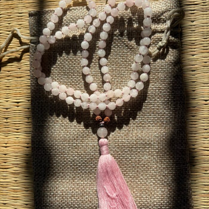 Mala Quartz Rose