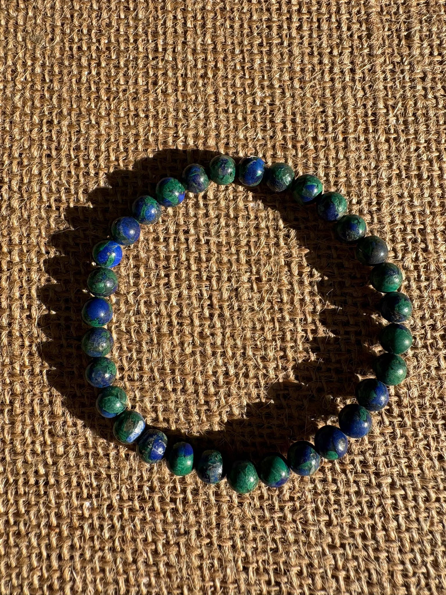 bracelets azurite malachite 8mm