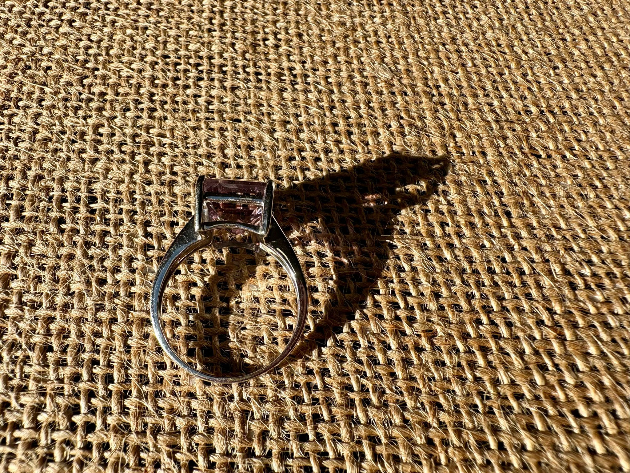 bague argent améthyste