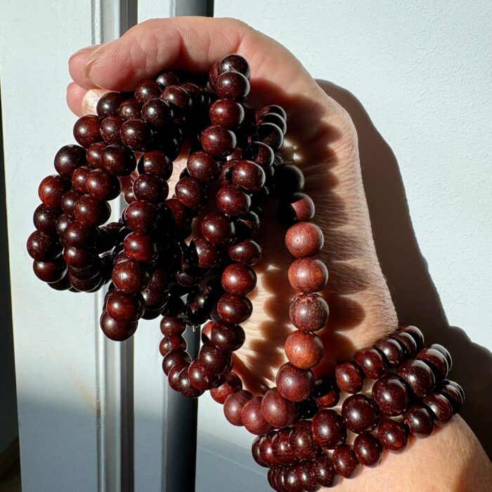 bracelet bois de santal rouge 6mm