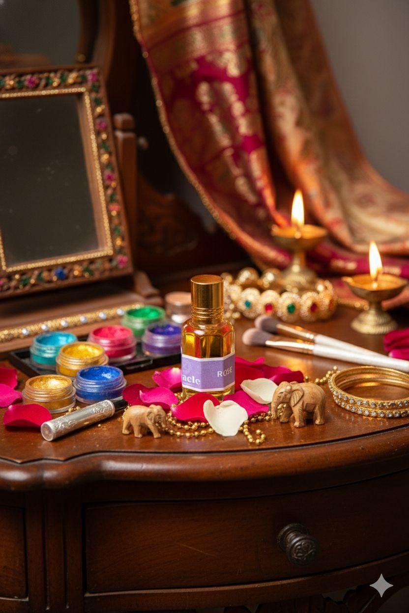 parfum huile aromatique indienne indian rose