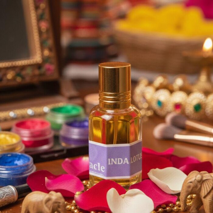 parfum huile aromatique indienne lotus