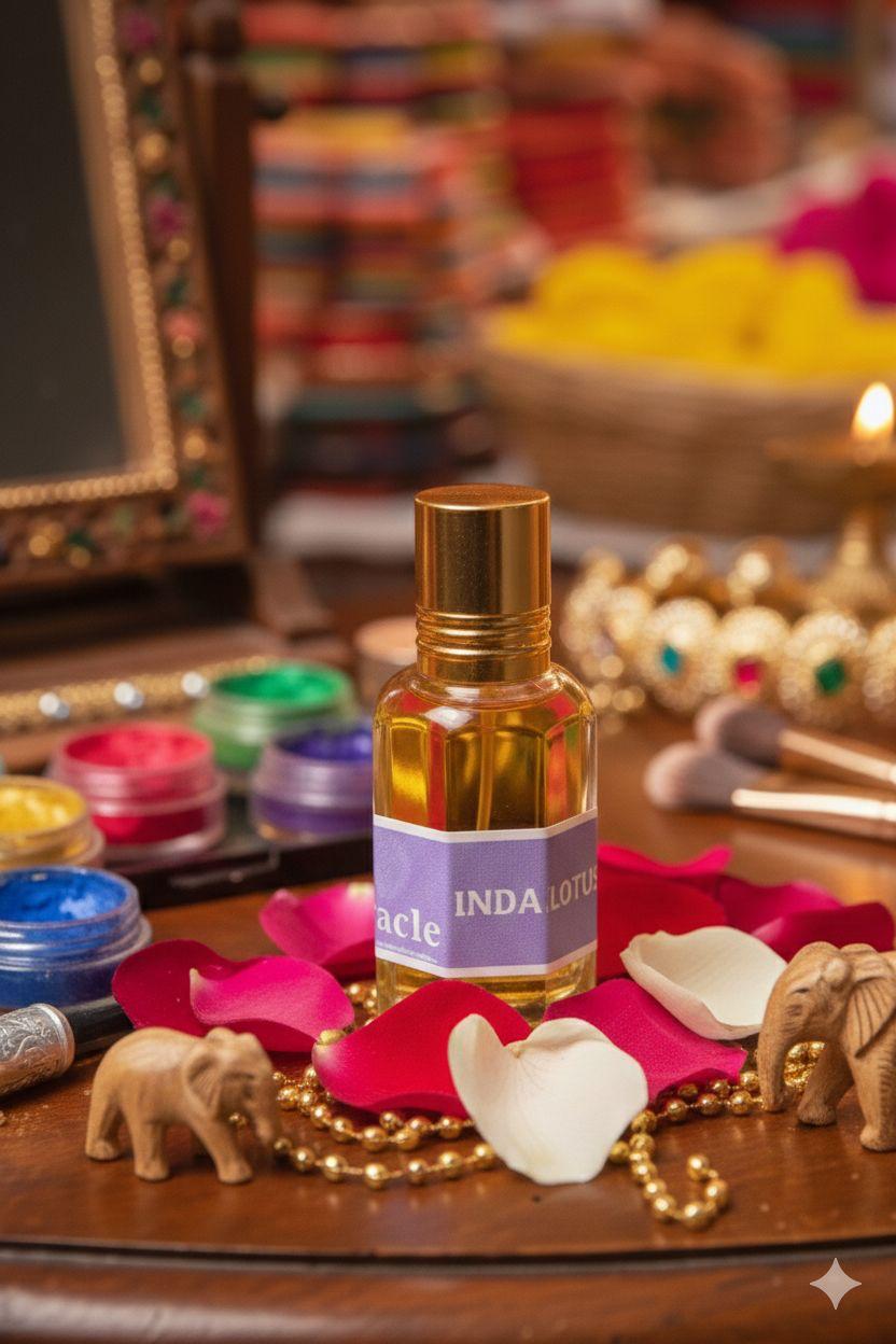 parfum huile aromatique indienne lotus
