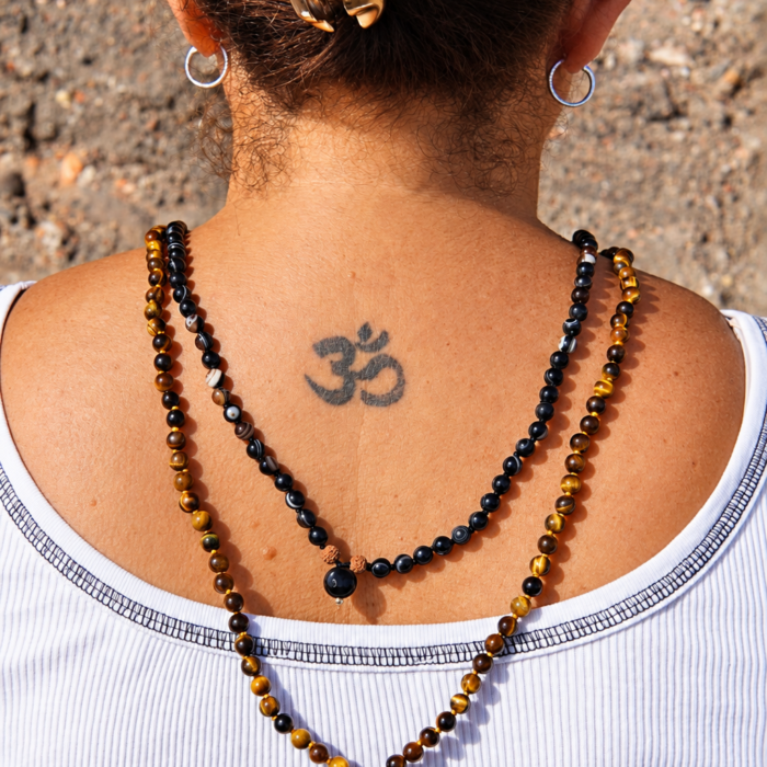 mala Œil de tigre « tiger eye » – 6 mm